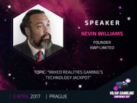 Kevin Williams, KWP founder, to share his experience at VR/AR Gambling Conference