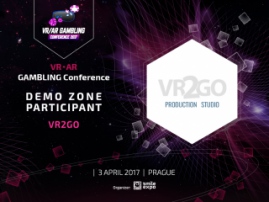 Meet a VR2GO participant of the exhibition area at VR|AR Gambling Conference 2017