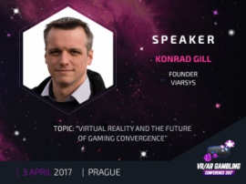ViARsys founder – Konrad Gill – is a speaker at VR/AR Gambling Conference  
